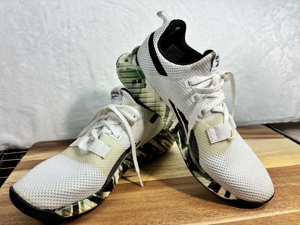 Reebok Flashfilm Train 2.0 Sneakers White Camo Men’s Size 7.5